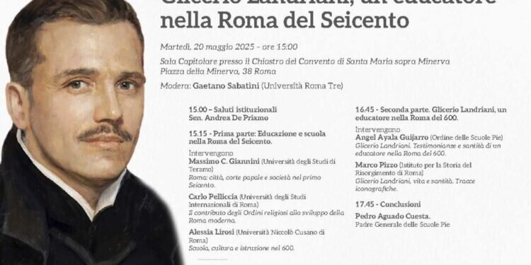 Congreso sobre Glicerio Landriani en Roma 