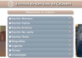 Excelente recurso de los escritos de San José de Calasanz