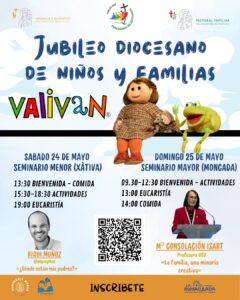 El ‘Jubileo Diocesano de niños y familias’ se celebrará el 24 y 25 de mayo, en Xàtiva y Moncada 2 Jubileo de ninos y familias 2