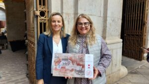 Paula Llobet concejala de Turismo y la Dra. Ana Mafe Garcia 1536x865 1