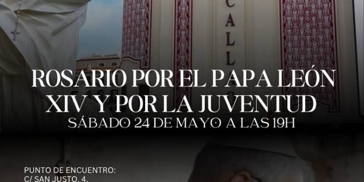 Madrid acogerá, de nuevo, un multitudinario Rosario por el Papa León XIV y la juventud 1 Madrid acogerá, de nuevo, un multitudinario Rosario por el Papa León XIV y la juventud
