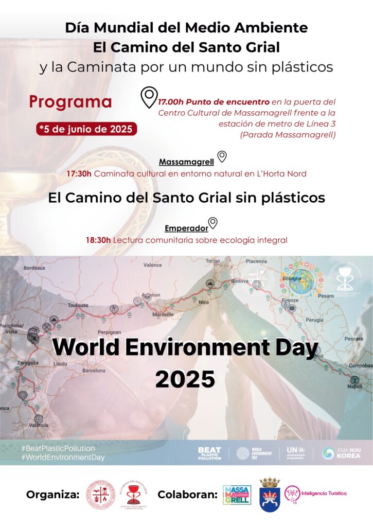 El Camino del Santo Grial se suma al Día Mundial del Medio Ambiente con una caminata simbólica por un mundo sin plásticos 3 5 JUNIO DIA DEL MEDIO AMBIENTE