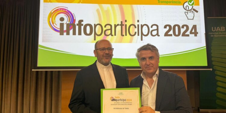 La Archidiócesis de Toledo, reconocida con el “Sello Infoparticipa” por su calidad y transparencia en comunicación 1 La Archidiócesis de Toledo, reconocida con el “Sello Infoparticipa”