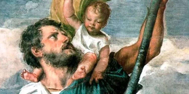 Hoy celebramos a San Cristóbal de Licia, patrono de los viajeros y peregrinos 1 Festividad de San Cristóbal de Licia