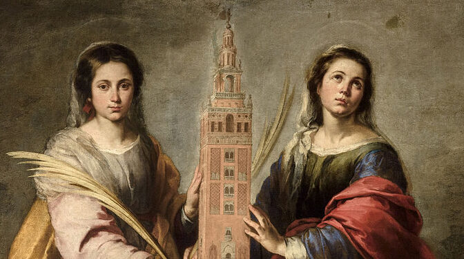 Festividad de las santas Justa y Rufina, patronas de los alfareros y los comerciantes de cerámica 1 Hoy celebramos a las santas Justa y Rufina