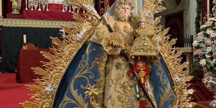 Conmemoración del undécimo aniversario de la coronación canónica de Nuestra Señora de Alharilla 1 Conmemoración del undécimo aniversario de la coronación canónica de Nuestra Señora de Alharilla