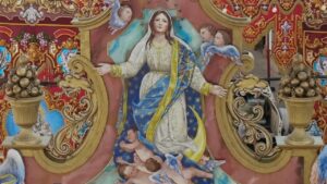 La Asunción de Cantillana (Sevilla) celebra con una procesión el 75 aniversario del dogma 4 La Virgen Maria asunta al cielo