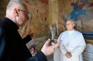 El Papa visita el Santuario de la Madonna delle Grazie en Mentorella 2 Papa 2