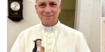 Una Iglesia italiana regala una imagen de Santa Rosa de Lima al Papa León