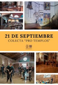 Colecta Pro Templos este fin de semana en las parroquias de la diócesis de Valencia 2 Cartel Pro Templos