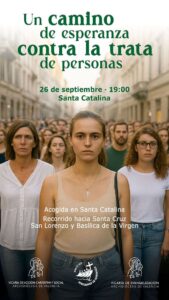 La Iglesia en Valencia convoca una ruta contra la trata de personas el 26-S 2 Cartel camino contra la trata 1