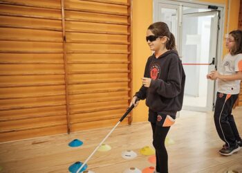 "Integra en la Escuela", sentir la discapacidad en Colegio Escolapio de Logroño