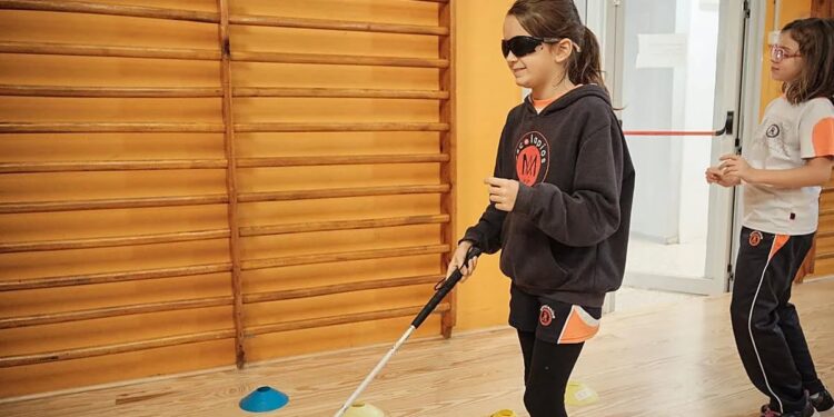 "Integra en la Escuela", sentir la discapacidad en Colegio Escolapio de Logroño