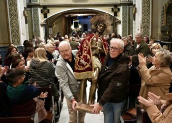 Picanya (Valencia) celebra el regreso de la imagen de su patrón, el Ecce Homo restaurado tras la DANA 6 Picanya (Valencia) celebra el regreso de la imagen de su patrón, el Ecce Homo restaurado tras la DANA