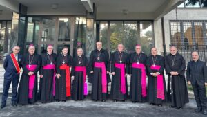 Obispos espanoles con el Papa 1