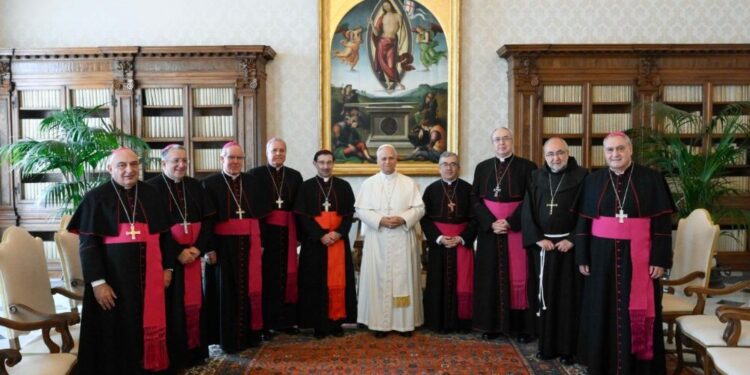 Encuentro de León XIV con los obispos españoles