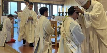 Ordenación sacerdotal de Kim Jaeyong Sch.P., Truong Quoc Cuong Sch.P. y Vu Duc Hung Sch.P
