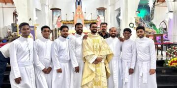 Vinal Antony, escolapio ordenado sacerdote