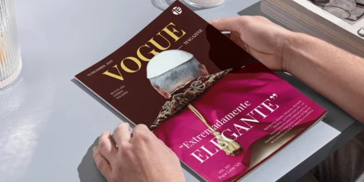 Vogue elige al Papa como uno de los mejores vestidos del 2025: "Extremadamente elegante"