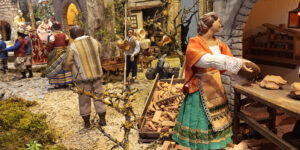 Pilar Tobar, 91 años, sigue montando el Belén napolitano de las carmelitas descalzas en Madrid 5 Belen pilar carmelitas alfarero