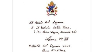 León XIV celebra su primera «Navidad de la paz» en el Vaticano