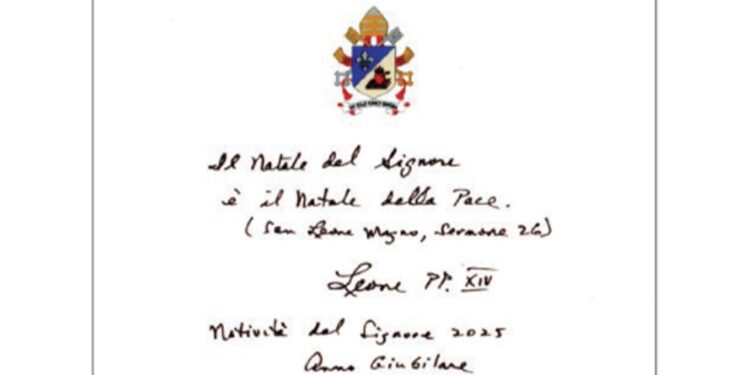 León XIV celebra su primera «Navidad de la paz» en el Vaticano