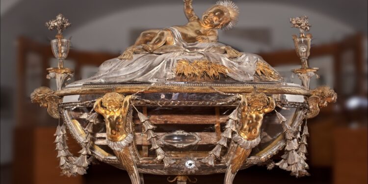 El lugar donde se conserva la "Sagrada Cuna del Niño Jesús"