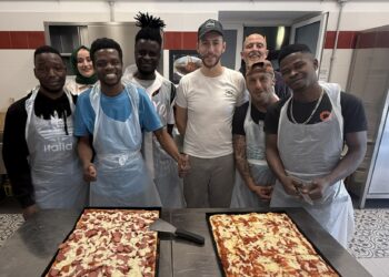 Curso práctico de Pizzeria promovido por Cáritas de la Diócesis de Roma