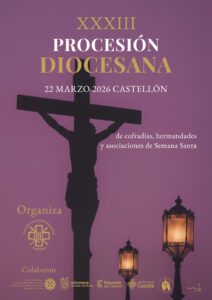 Gran Procesión Diocesana de Semana Santa en Castellón este próximo domingo