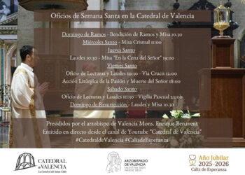 El Arzobispo presidirá la celebración del Domingo de Ramos este Domingo