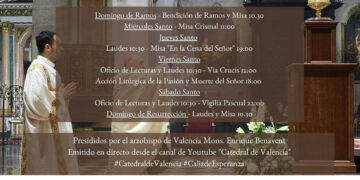 El Arzobispo presidirá la celebración del Domingo de Ramos este Domingo