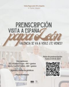 La Delegación de Infancia y Juventud del Arzobispado de Valencia organiza el viaje al encuentro con el Papa en Madrid 2 Jovenes Madrid Papa 1 scaled 2