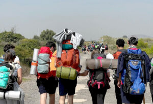 La diócesis se une a la convocatoria del Papa a rezar por la Paz, con los jóvenes ante el Santo Cáliz de Valencia 3 Peregrinacion Jovenes Sant Caliz 1