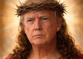 San Donald Trump baja de la Cruz (porque se quedó sin likes) por meterse con el Papa y el Vaticano