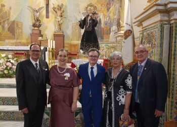 Nombramiento de la clavariesa Mayor de las Fiestas del Beato Gaspar Bono celebradas por l’Associació Penya El Clau