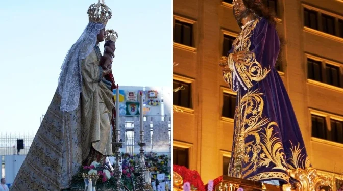 La Almudena y Medinaceli se van de "Procesión" al Bernabéu para recibir al Papa