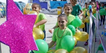 IV Fiesta del sueño en el Colegio Santiago Apóstol del Cabanyal en Valencia