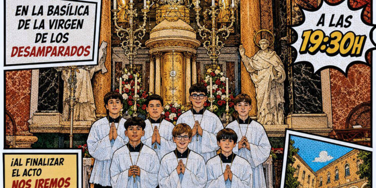 La Escolania de la Virgen de los Desamparados celebra hoy su fin de curso 1 La Escolania de la Virgen de los Desamparados celebra hoy su fin de curso
