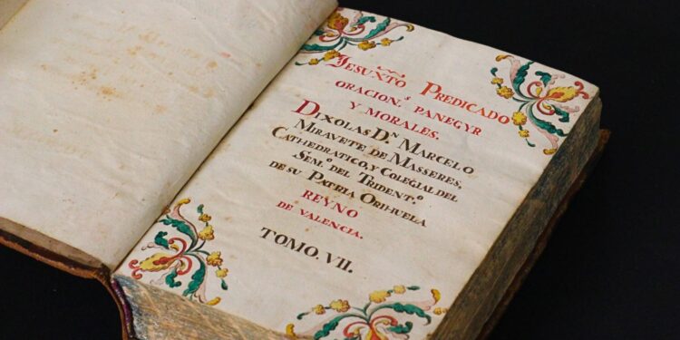 Recuperación de "Manuscrito" desaparecido de la Biblioteca del Seminario Diocesano de Orihuela