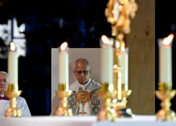 Multitudinaria Vigilia del Papa en Madrid