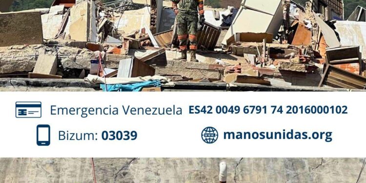 Manos Unidas activa una cuenta de emergencia para ayudar a Venezuela