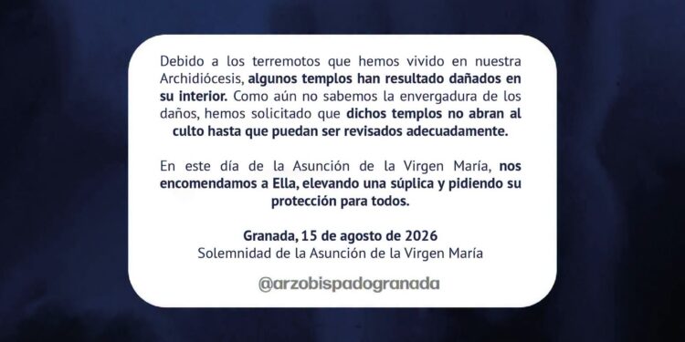 Situación de las Iglesias tras el terremoto de Granada 1 Situación de las Iglesias tras el terremoto de Granada