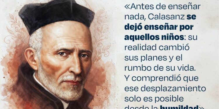 La Iglesia conmemora la festividad de San José de Calasanz