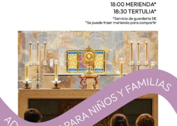 La Parroquia San Josemaría de Valencia convoca una Adoración Eucarística para niños y familias