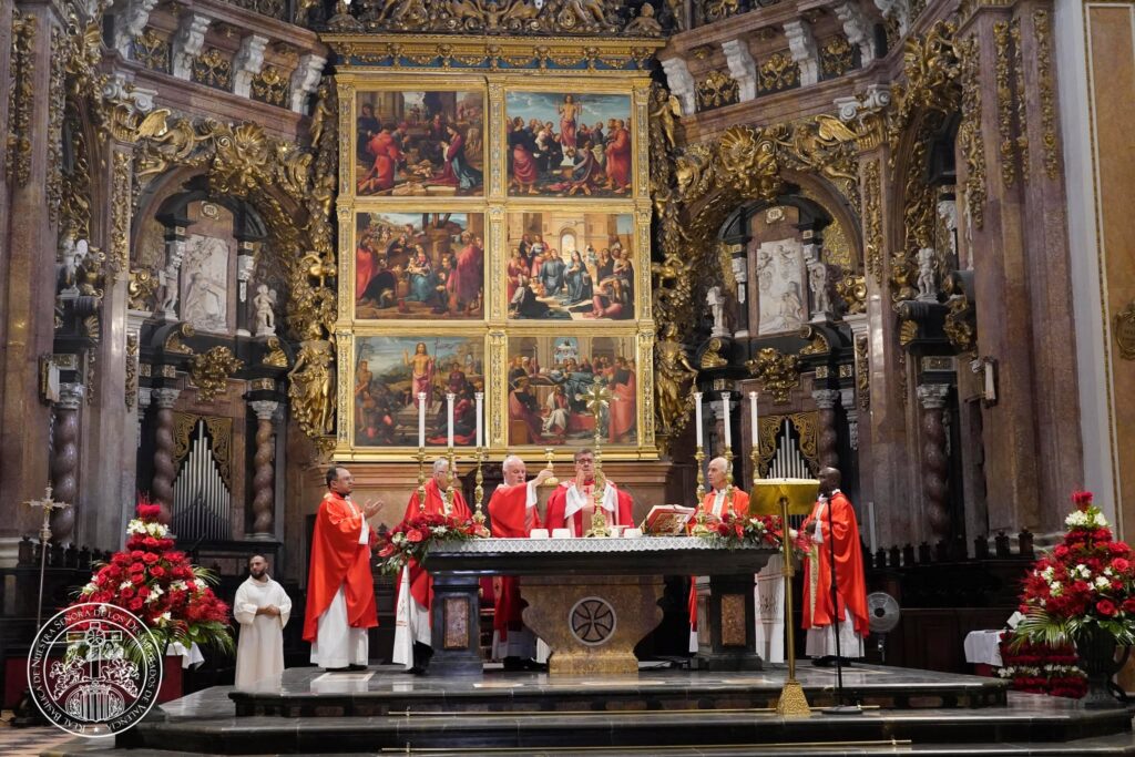 La devoción valenciana se viste de fe: las entidades de la Basílica peregrinan a la Catedral por el Año Jubilar del Santo Cáliz 21 825340443 1085699100847271 6188418613218036050 n
