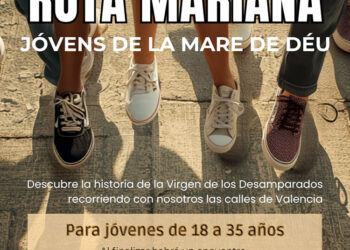 Ruta mariana de los jóvenes de la Virgen de los Desamparados este viernes 2 de octubre