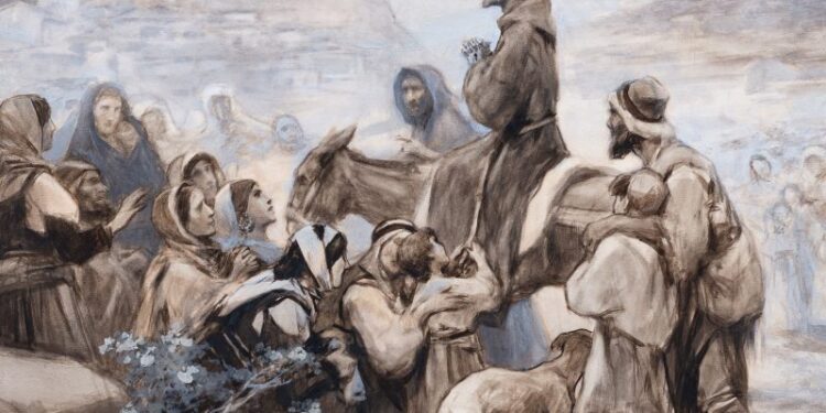 Valencia rescata las 65 ilustraciones originales de José Benlliure dedicadas a San Francisco de Asís 1 Valencia rescata las 65 ilustraciones originales de José Benlliure dedicadas a san Francisco de Asís