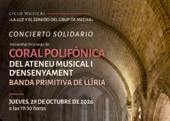 San Juan del Hospital acoge un concierto coral solidario dentro del ciclo «La luz y el sonido del Grup de Mecha»