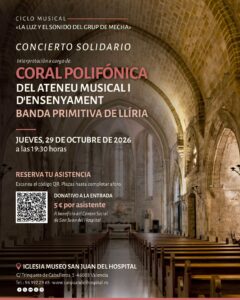 San Juan del Hospital en Valencia acoge un concierto coral solidario 2 848154331 1875110257000041 1397418238119663712 n